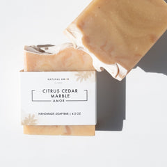 Citrus Cedar Marble Soap Bar