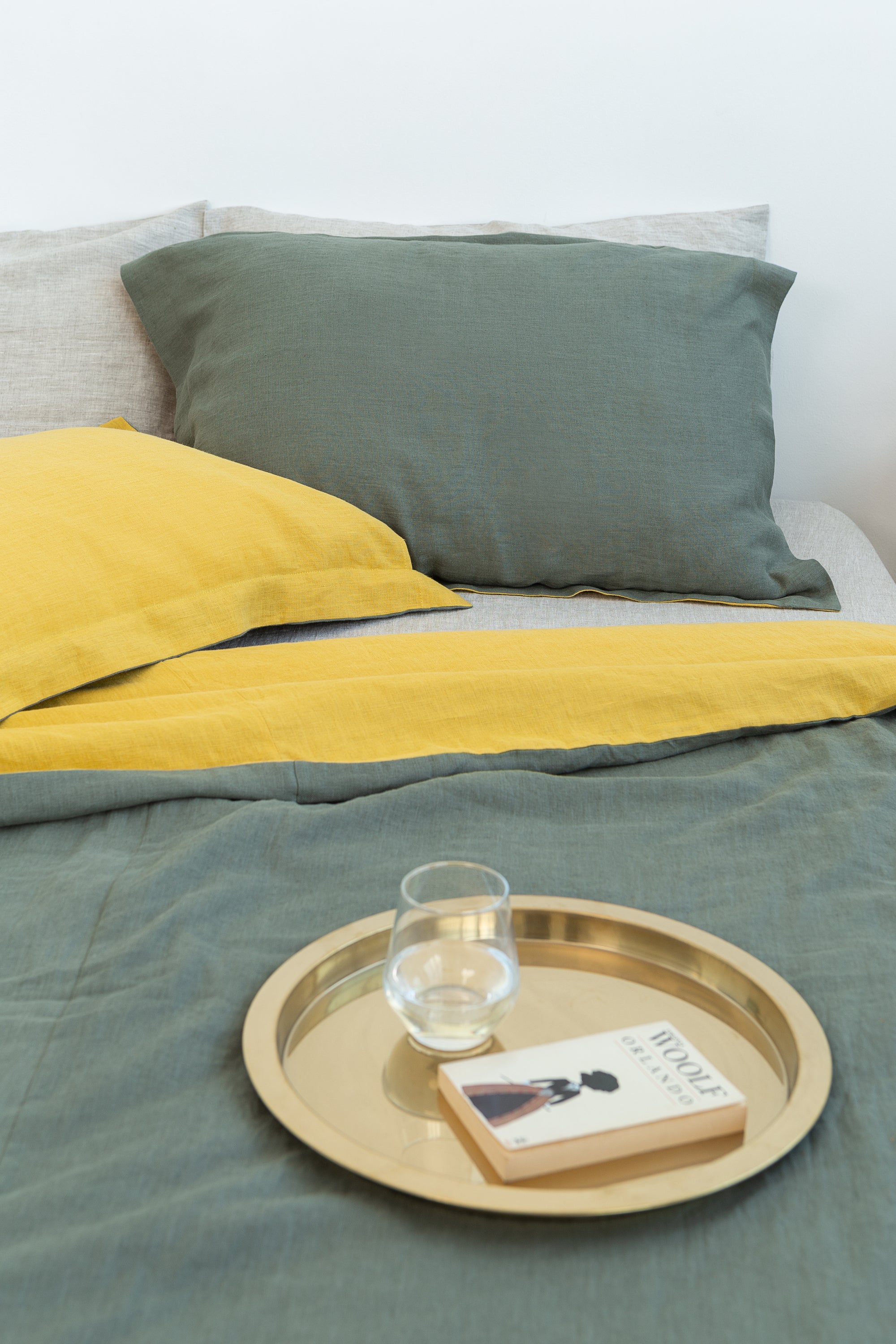 Linen Sham Pillowcase in Honey