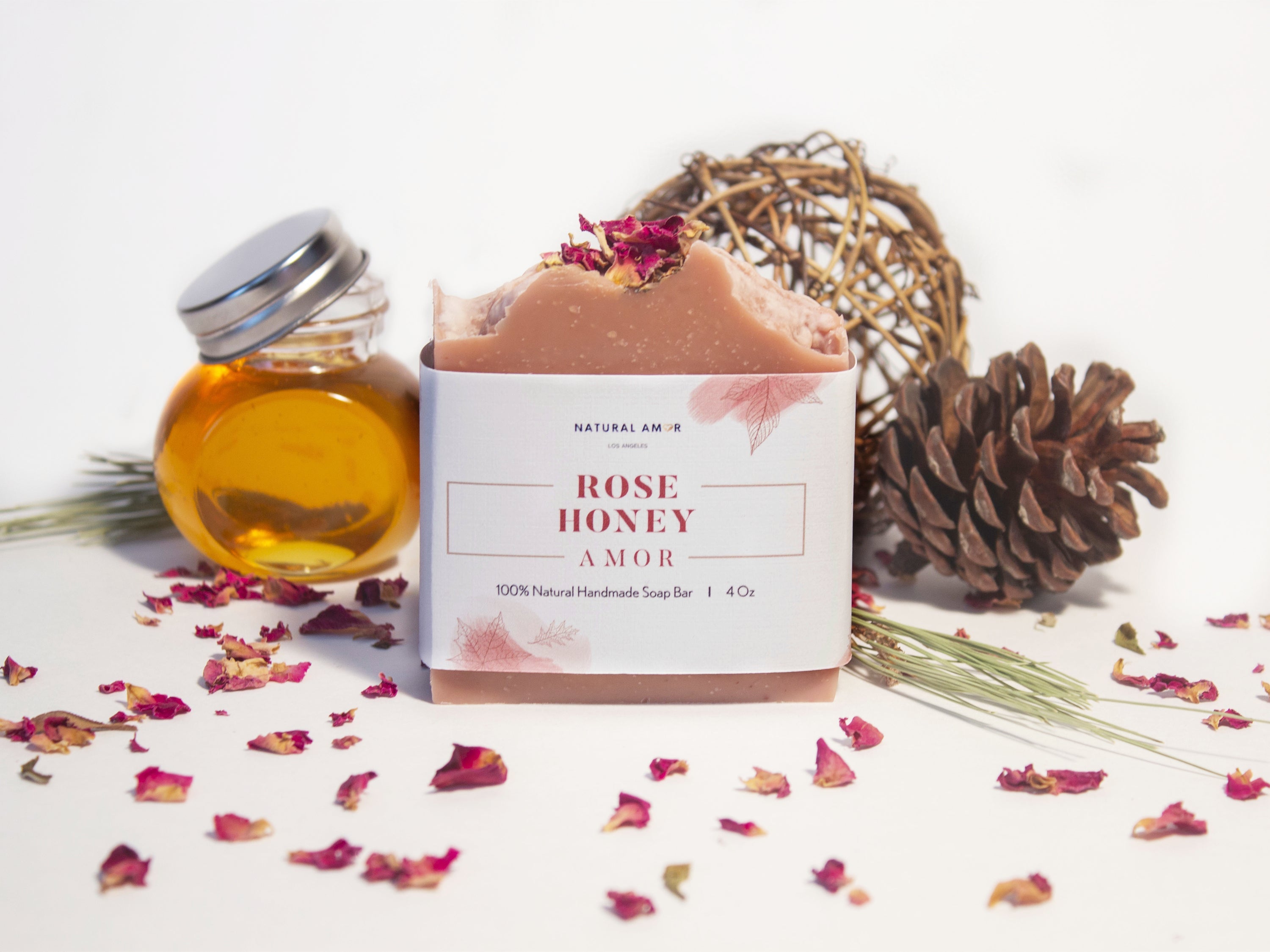 Rose Honey Soap Bar