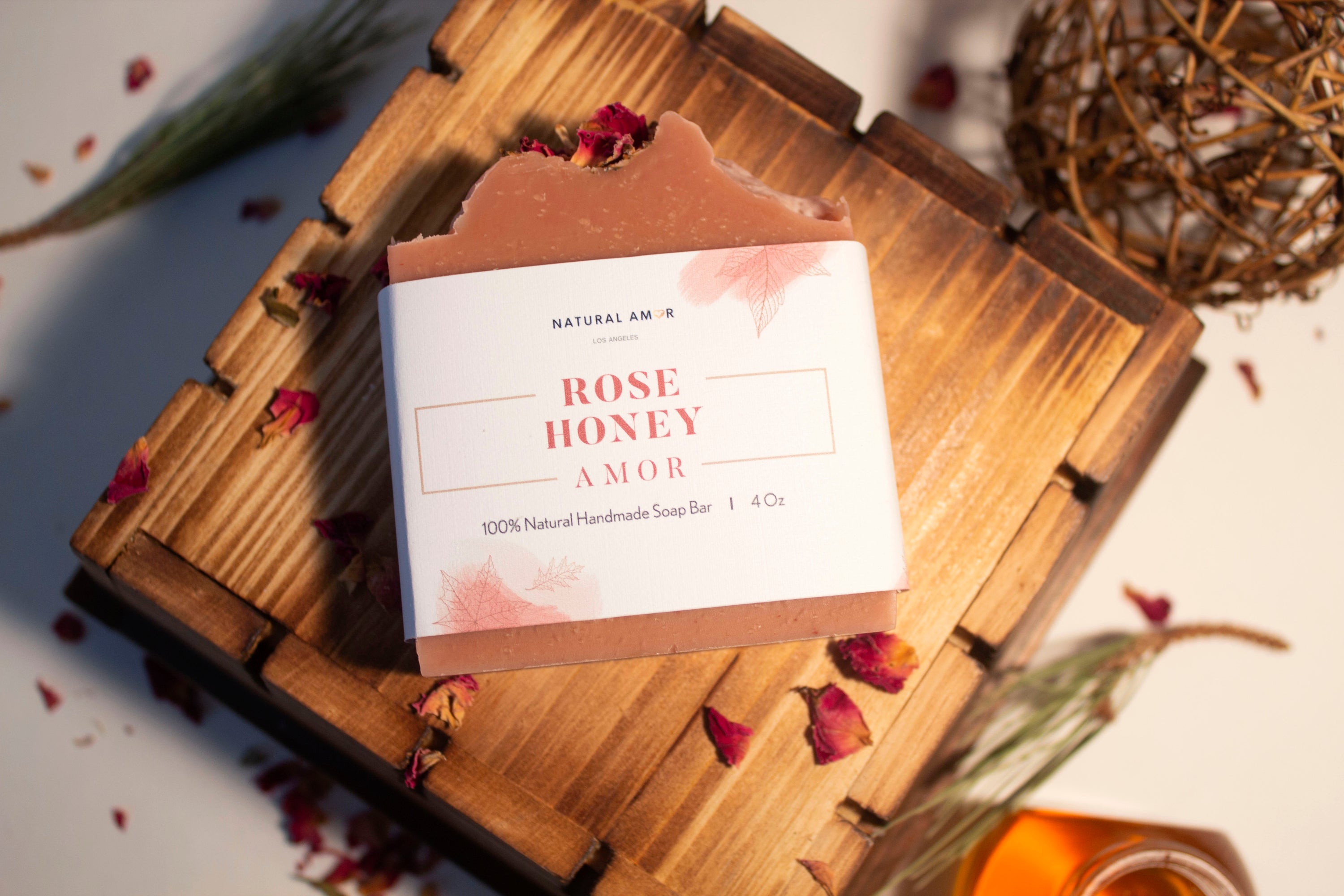 Rose Honey Soap Bar