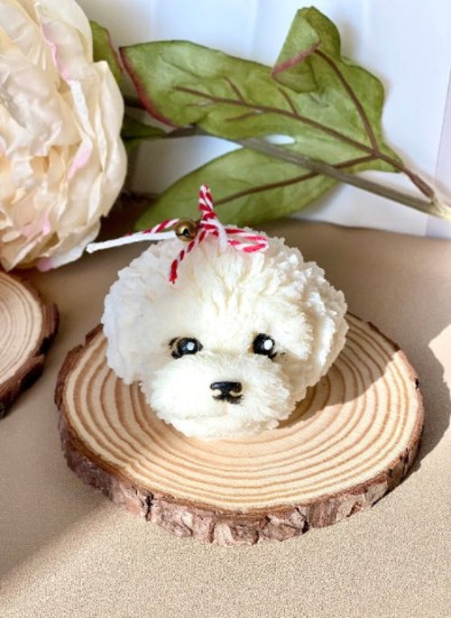 Cute Puppy Head Soy Wax Candle