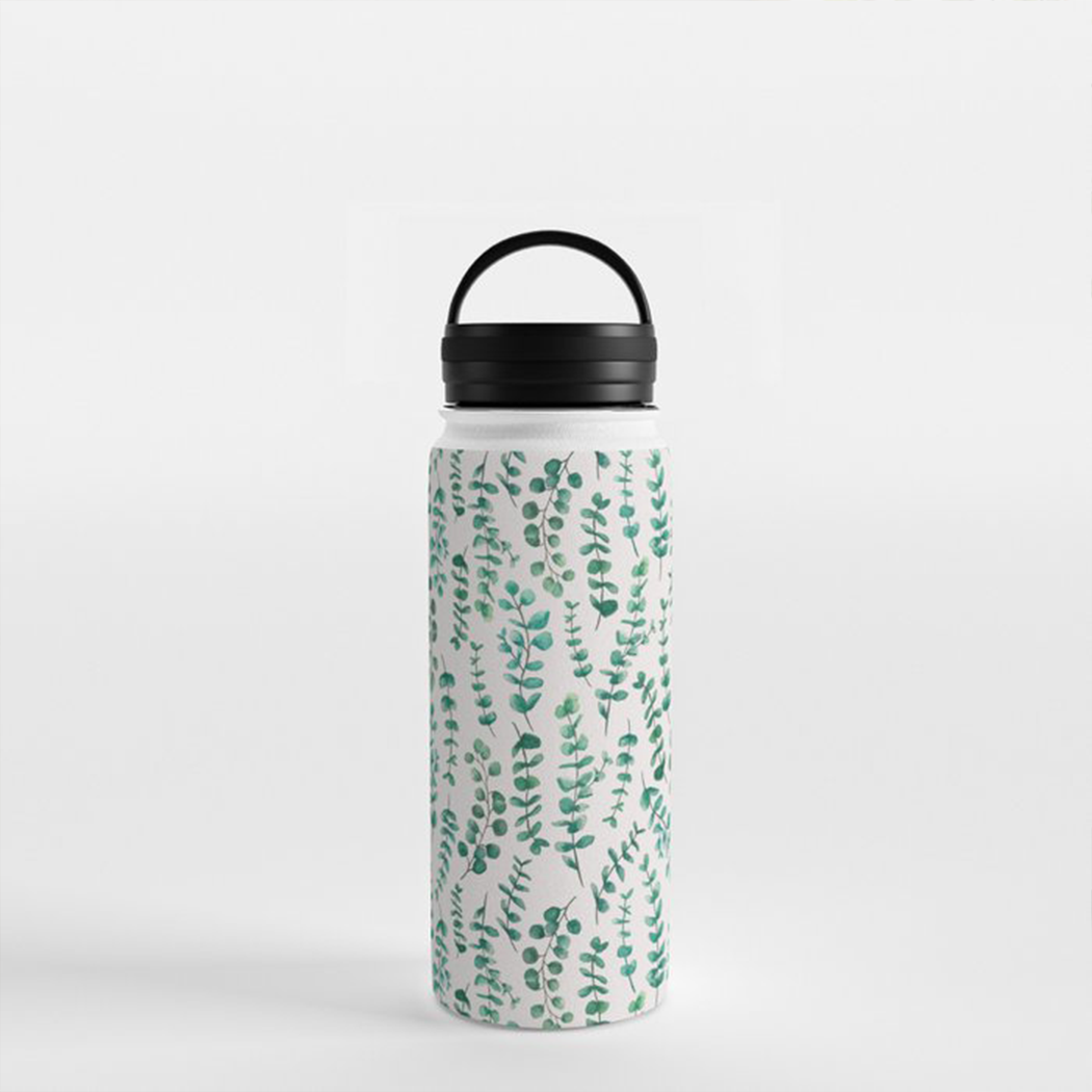 Eucalyptus Handle Lid Water Bottle