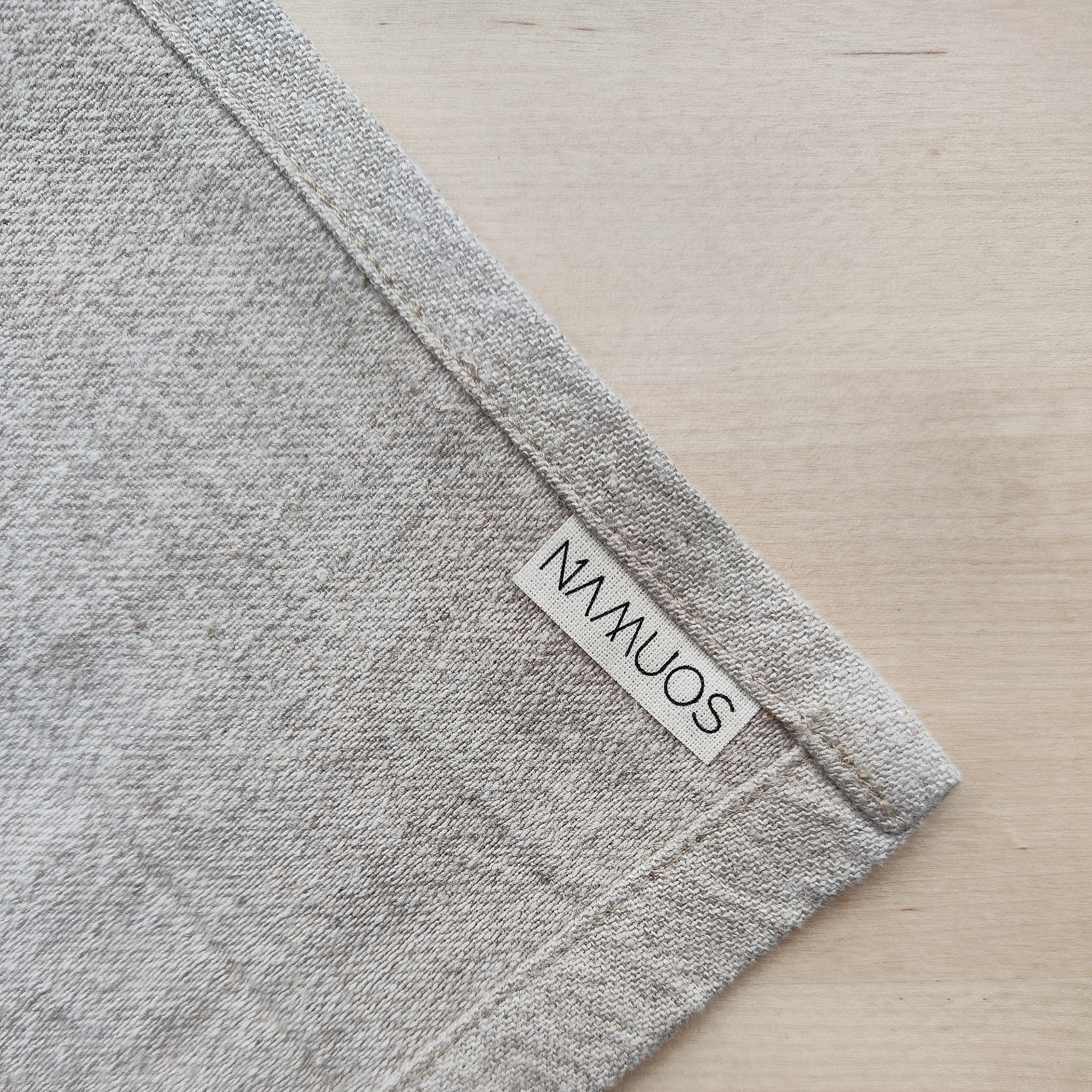 Hemp linen tea towel | natural