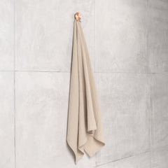 Hemp linen bathroom towel | natural