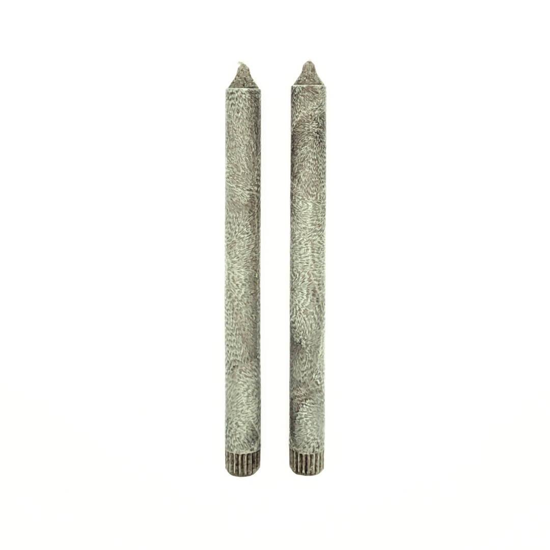 Taper candle FROST | set of 2