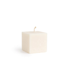 Rectangular or cube shape rapeseed wax pillar candle