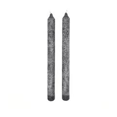 Taper candle FROST | set of 2