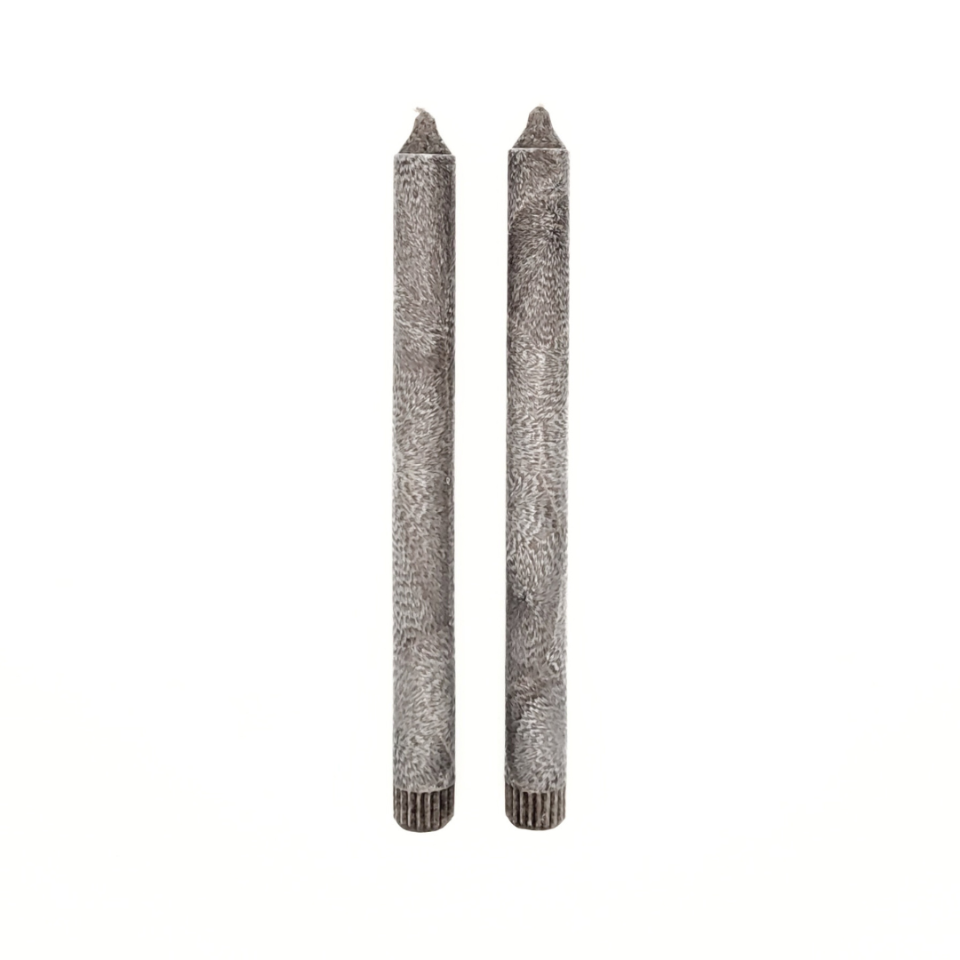 Taper candle FROST | set of 2