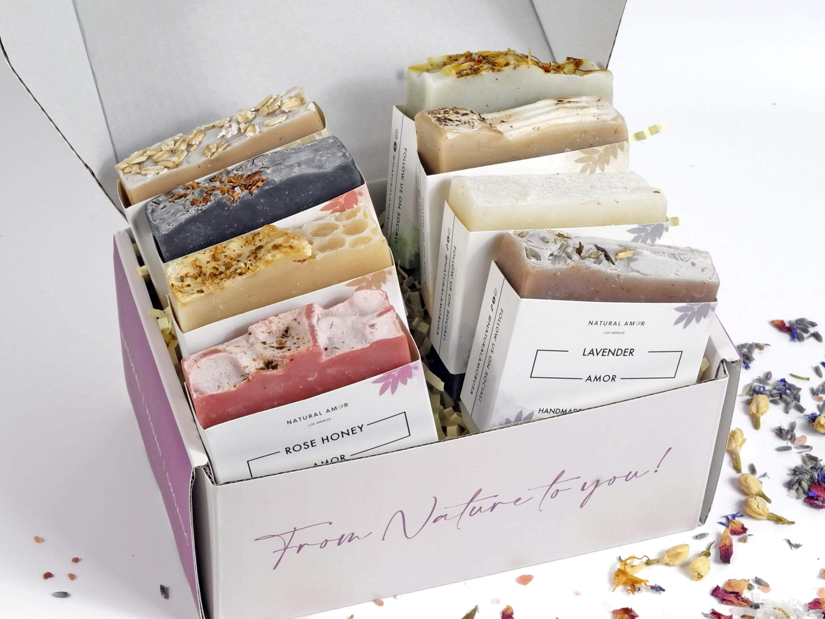 8pk Handmade Soap Gift Box